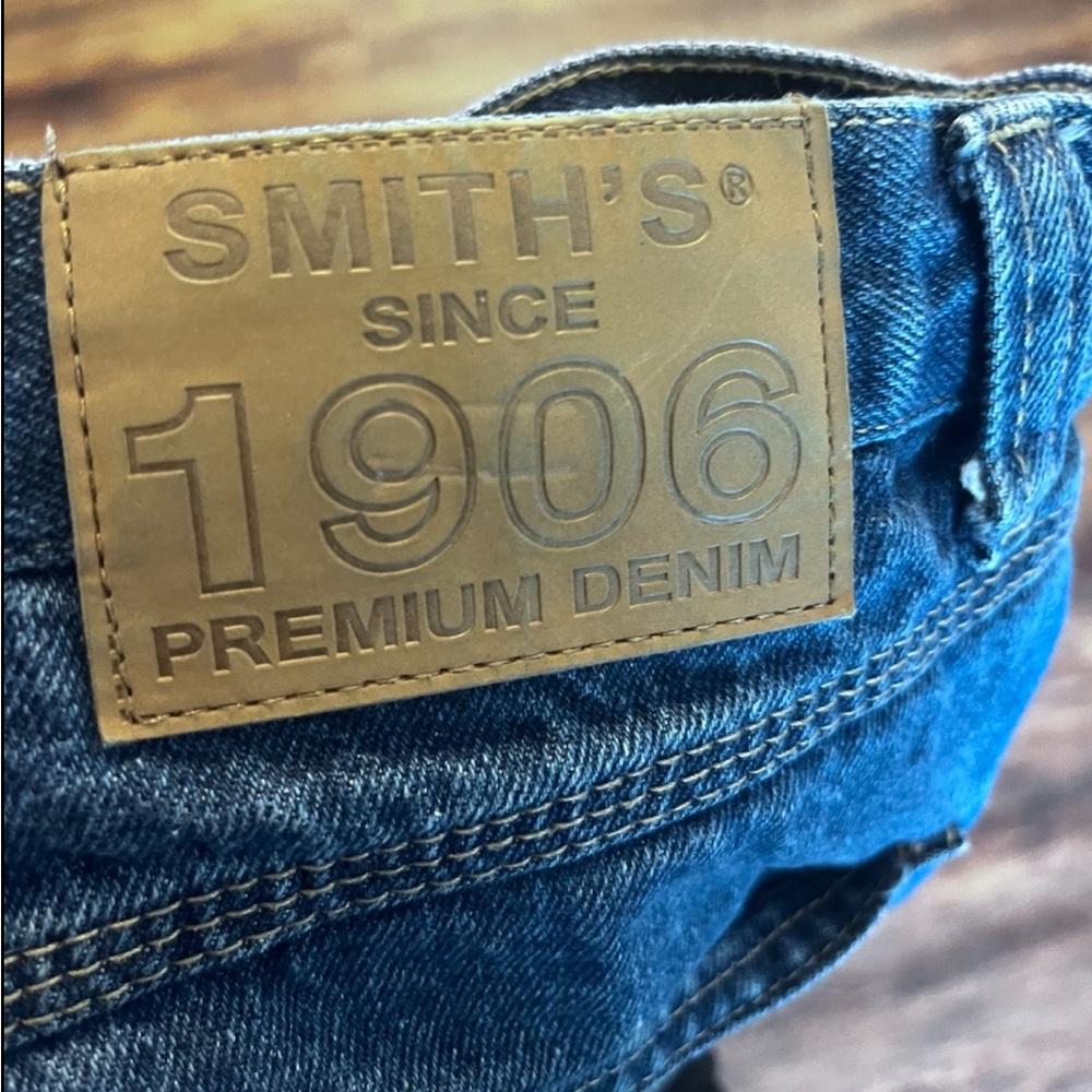 SMITH’S Blue Premium Denim Jeans Fleece-lined Workwear